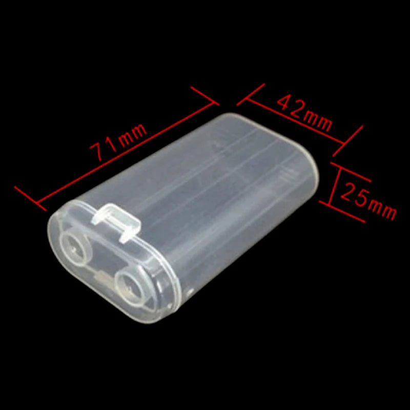 Waterproof 18650 Battery Storage Case – Durable PP Plastic Holder Battery Storage Case PLUSH 1pcs
