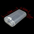 Waterproof 18650 Battery Storage Case – Durable PP Plastic Holder Battery Storage Case PLUSH 1pcs