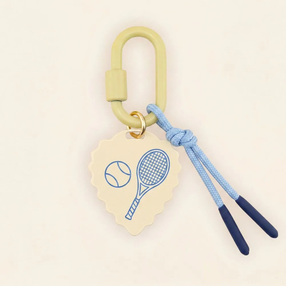 Woven Acrylic Sports Ball Keychain – Golf & Football Charm Keychain Charm PLUSH Style 8
