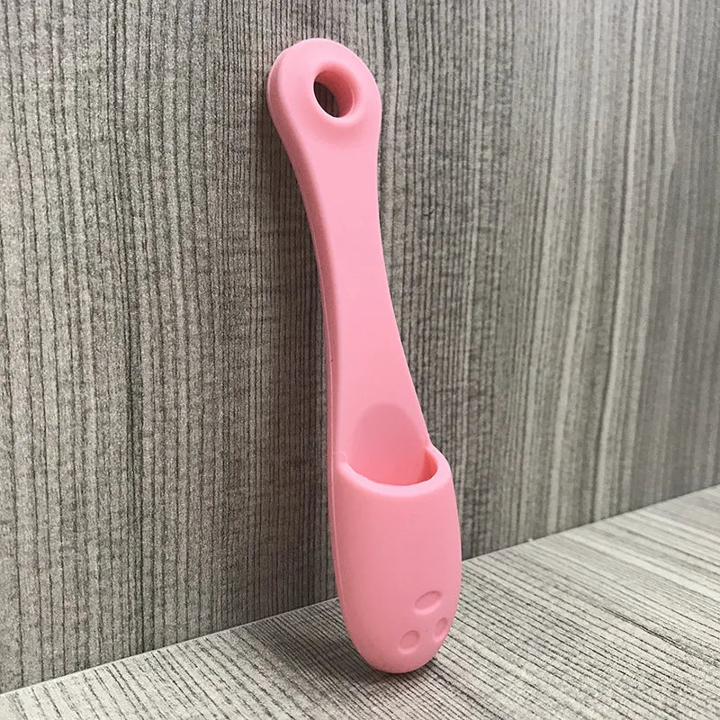 Silicone Facial Cleansing Brush – Double-Sided Nose & Face Facial Cleansing Brush PLUSH Pink 2Pcs