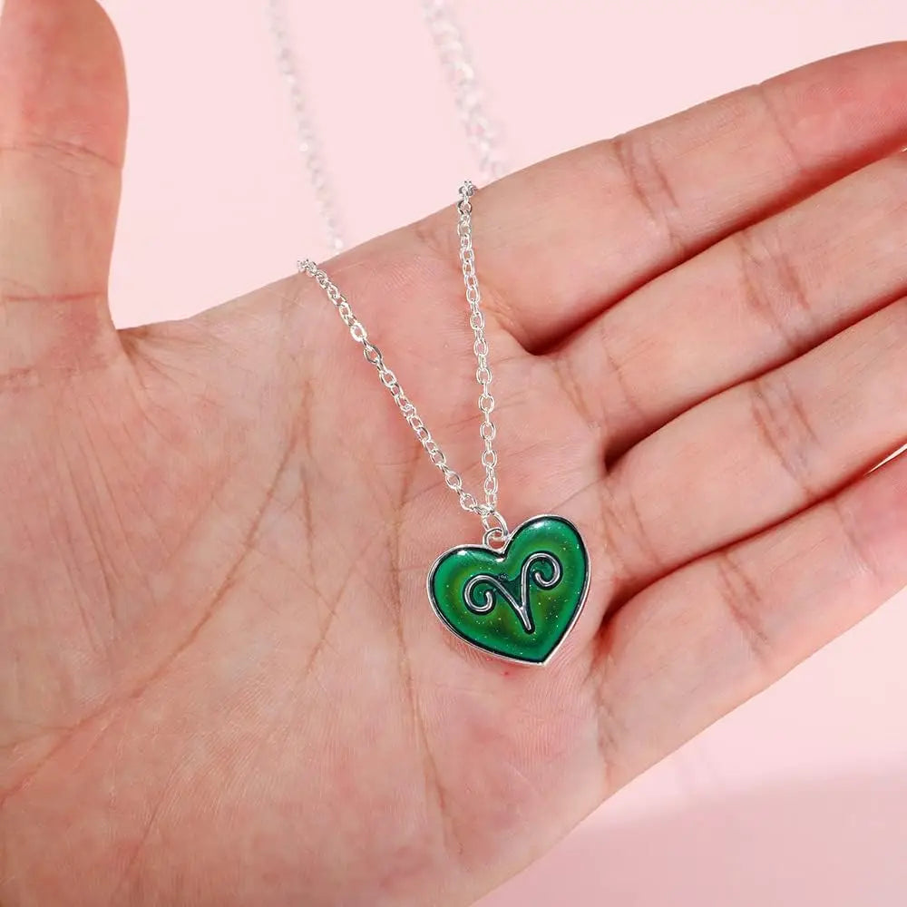 Zodiac Constellation Mood Necklace – Color Changing Pendant Pendant Necklace PLUSH