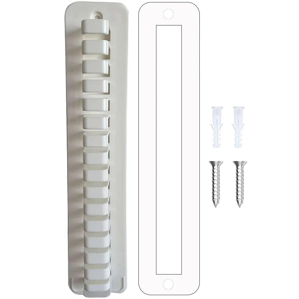 Wall Hat Rack Organizer – Holds 16 Baseball Caps Hat Rack Organizer PLUSH white