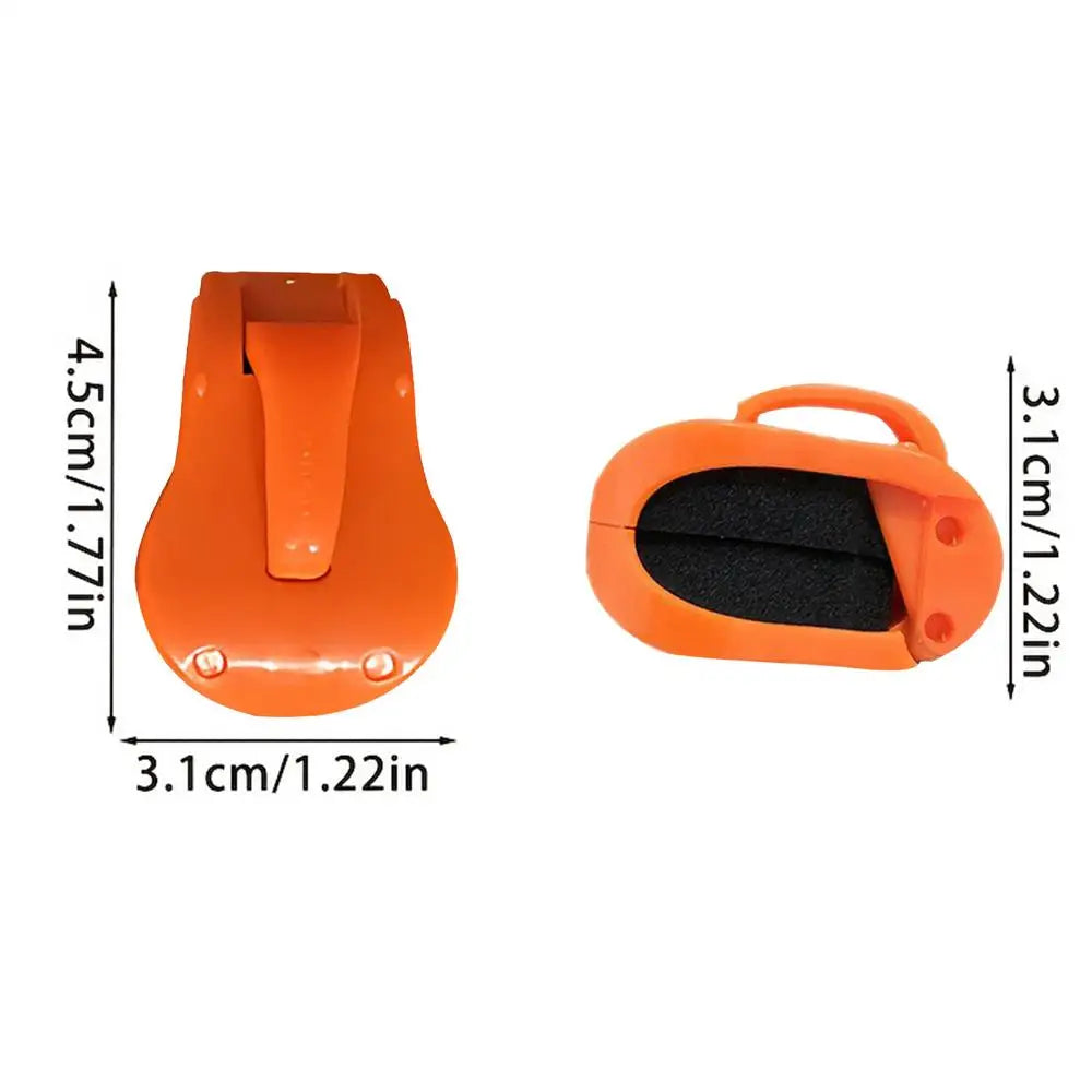 Fishing Rod Clips 4-Pack – Quick-Attach Secure Grip Holder Fishing Rod Holder PLUSH Orange 4Pcs
