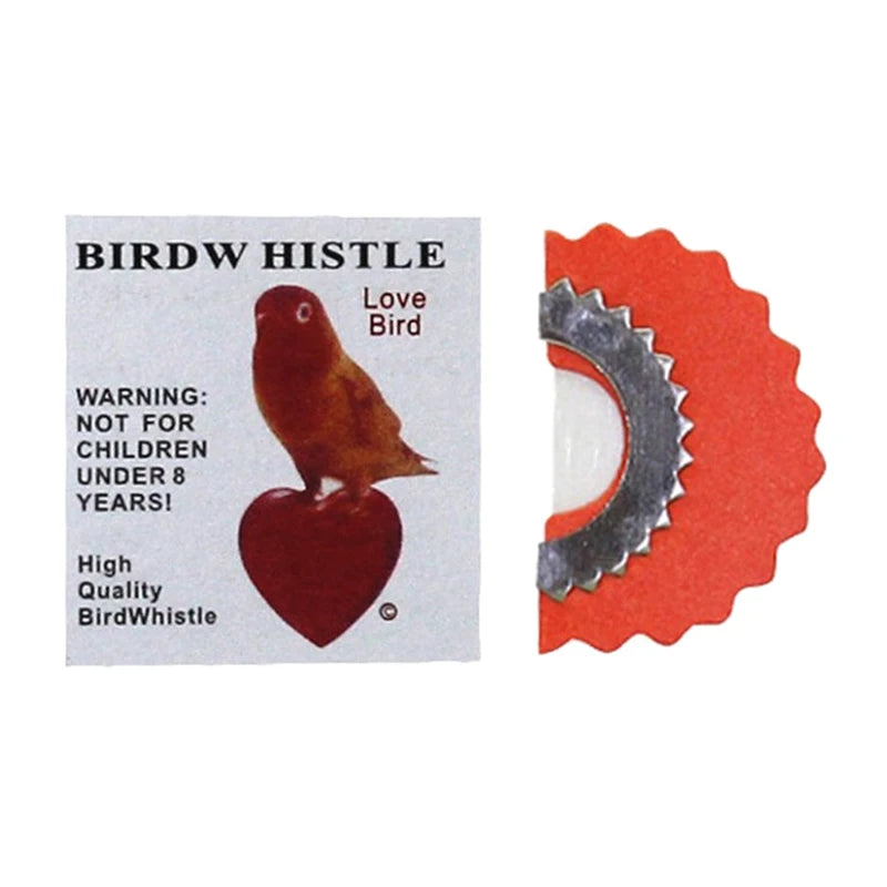 Magic Bird Whistle Tongue Warbler Caller Noisemaker Toy Novelty Whistle Toy PLUSH Red