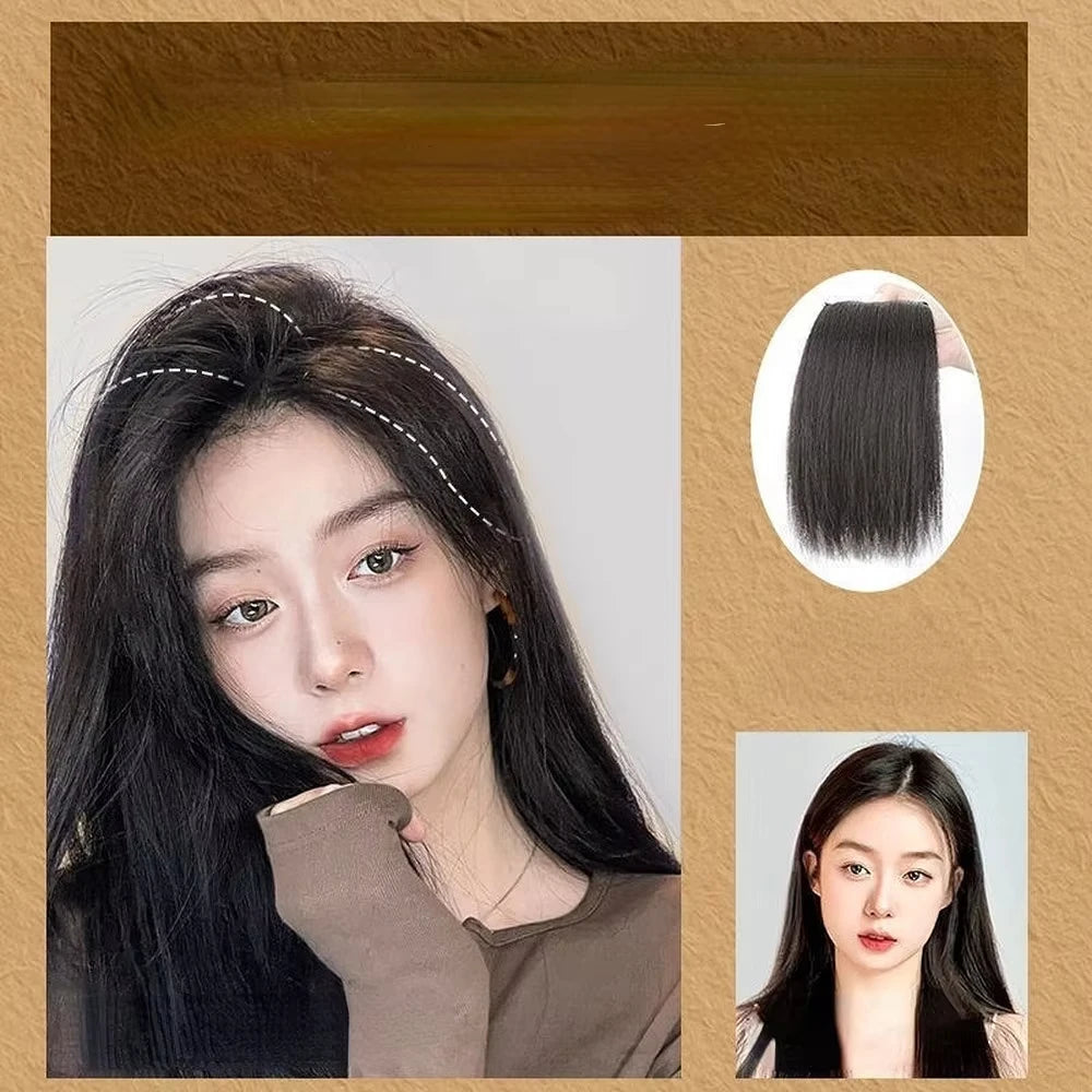 Fluffy Invisible Seamless Clip-In Hair Pad – Women's Topper Clip-In Hair Topper PLUSH