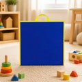 Double-Sided Felt Teaching Board Easel for Kids & Classrooms Felt Teaching Easel PLUSH BlueBlack