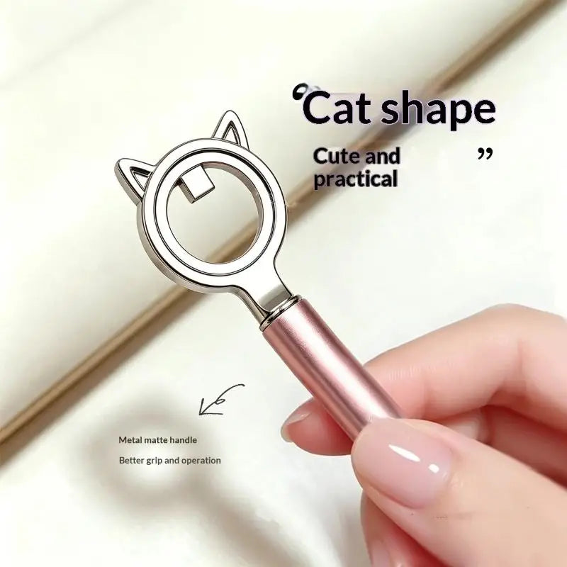 Hollow Cat Eye Nail Magnet – 3-Second Black Hole Effect Nail Art Magnet PLUSH