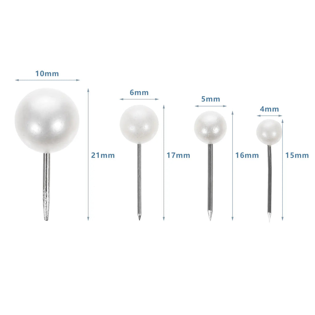 200Pcs Ball Head Straight Pins – Sewing, Craft & Bulletin Board Straight Pins Set PLUSH