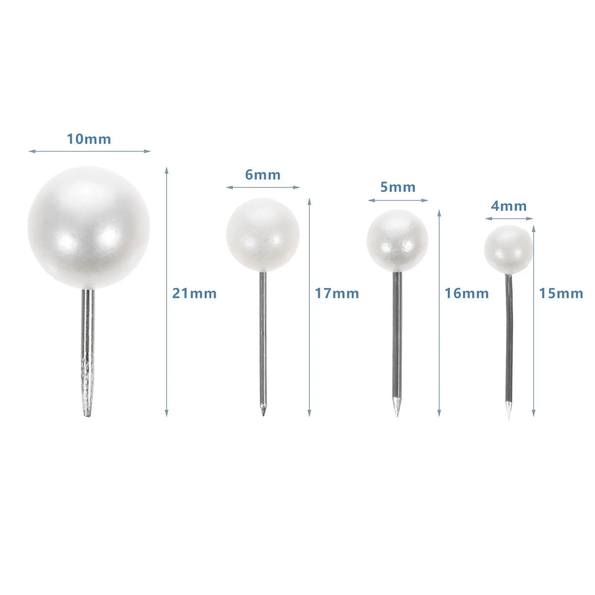 200Pcs Ball Head Straight Pins – Sewing, Craft & Bulletin Board Straight Pins Set PLUSH