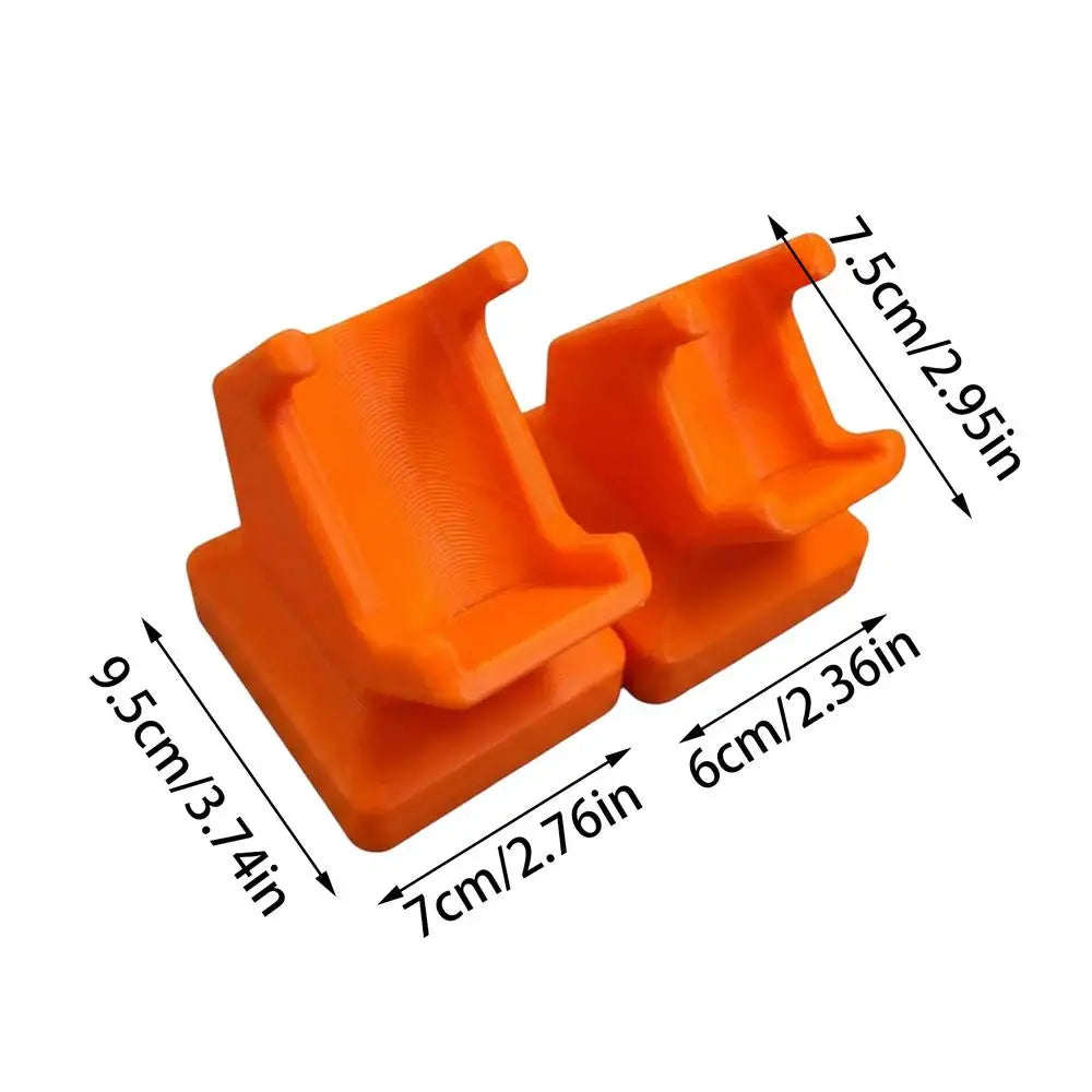 Vial Label Applicator Set 3ml & 10ml – Reusable Bottle Tool Label Applicator Tool PLUSH 2Pcs Orange