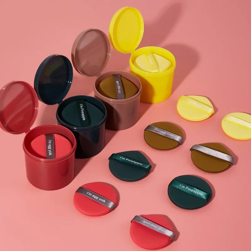 7-Piece Strawberry Cosmetic Puff Set – Soft Makeup Sponges Makeup Sponge Set PLUSH