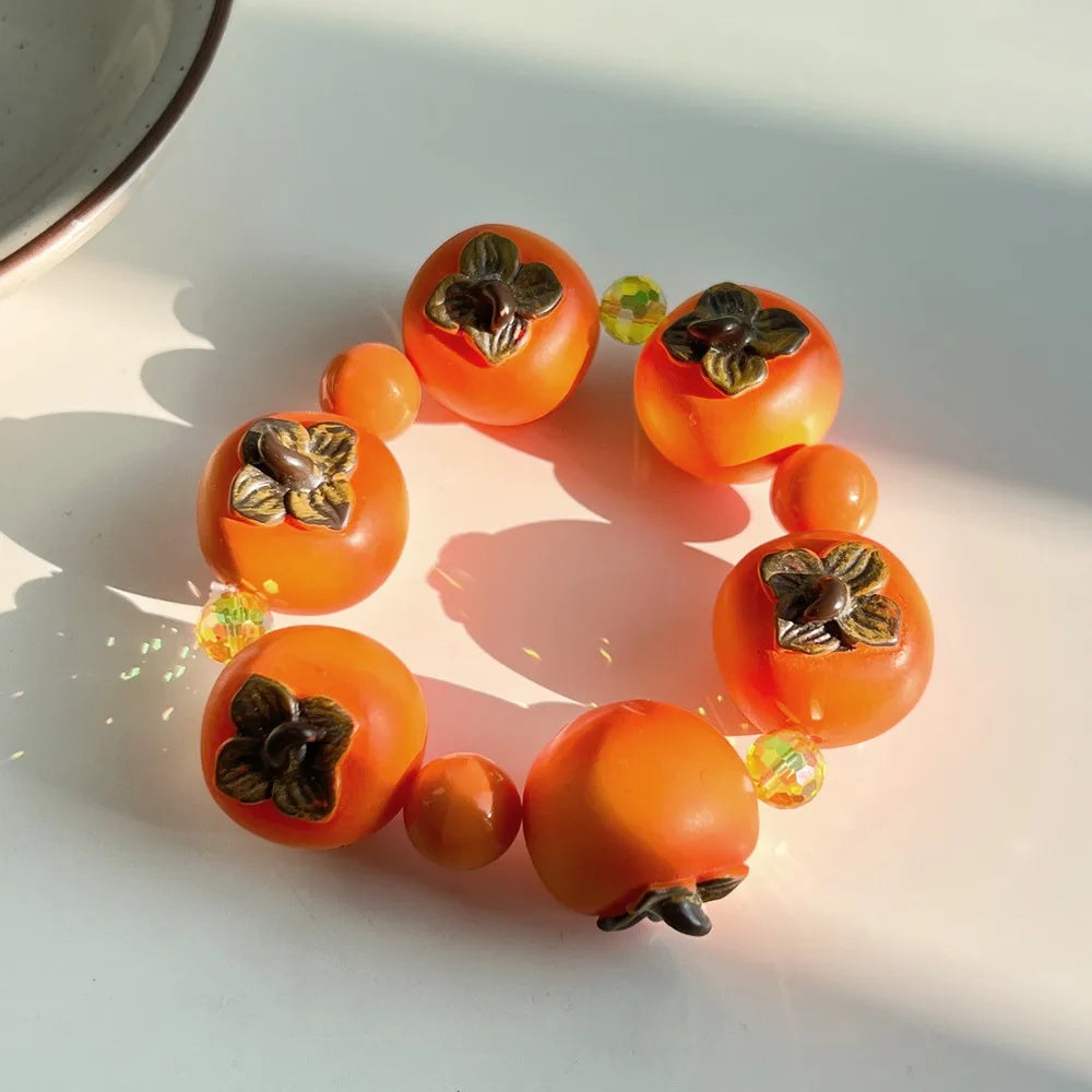 Resin Fruit Beaded Bracelet | Y2K Boho Summer Jewelry Beaded Bracelet PLUSH Style 8