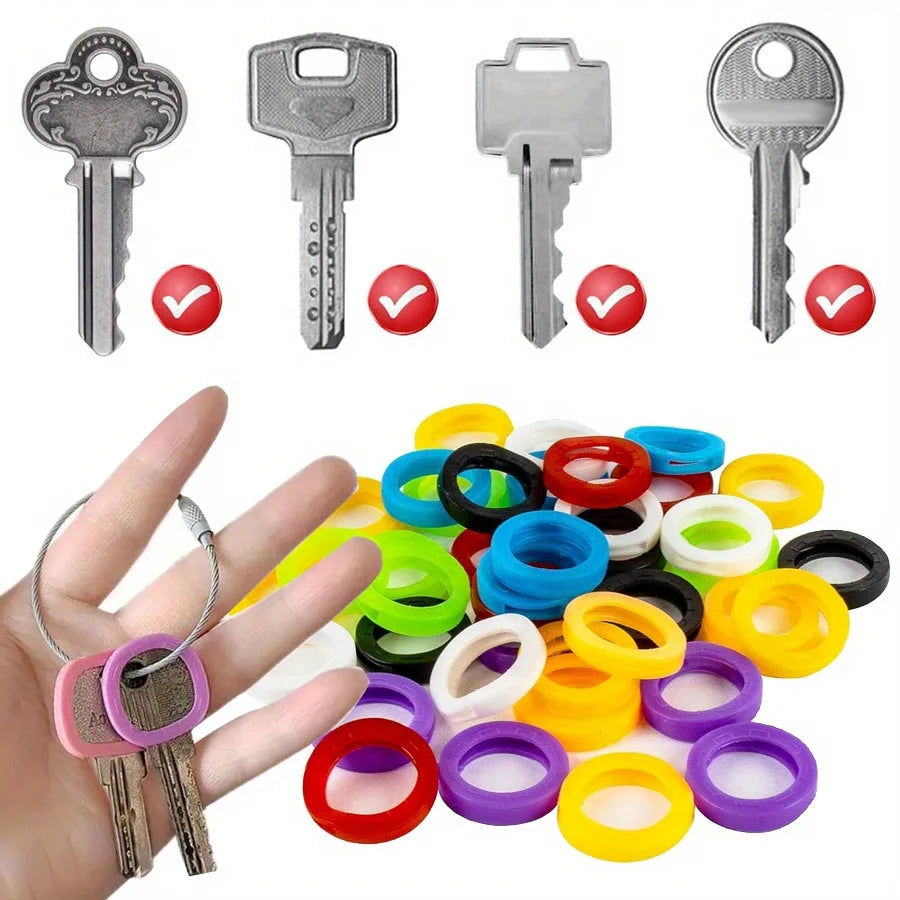 5-Pack Color Key Caps – Identify & Organize Your Keys Easily Key Caps Organizer PLUSH