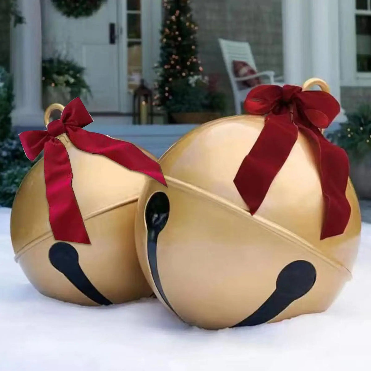 Giant Inflatable Christmas Balls – PVC Outdoor Xmas Yard Décor Inflatable Christmas Decor PLUSH