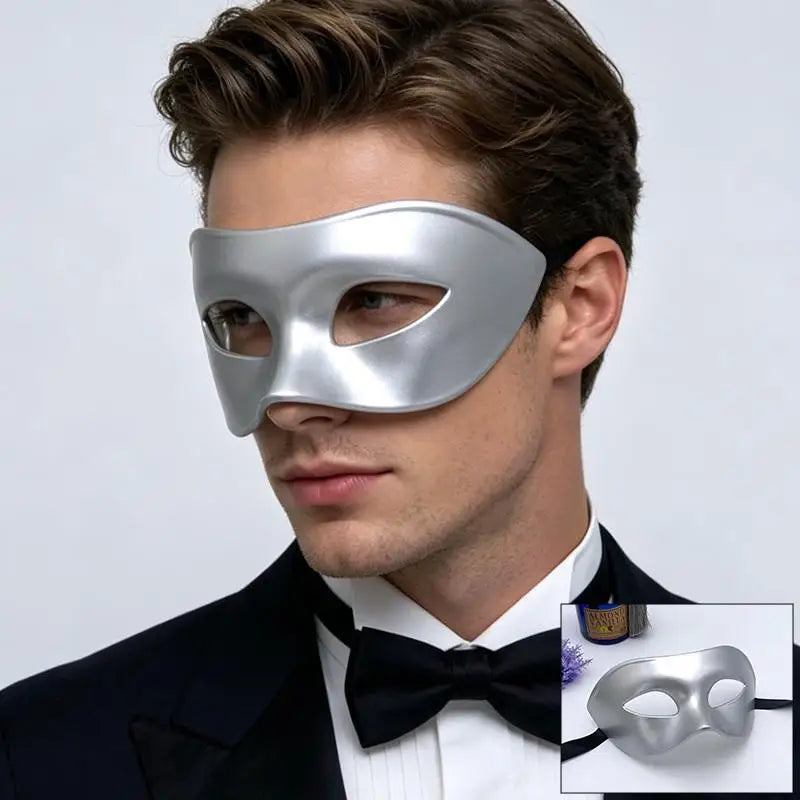 Unisex Masquerade Mask – Plastic Cosplay Face Cover for Parties Masquerade Costume Mask PLUSH