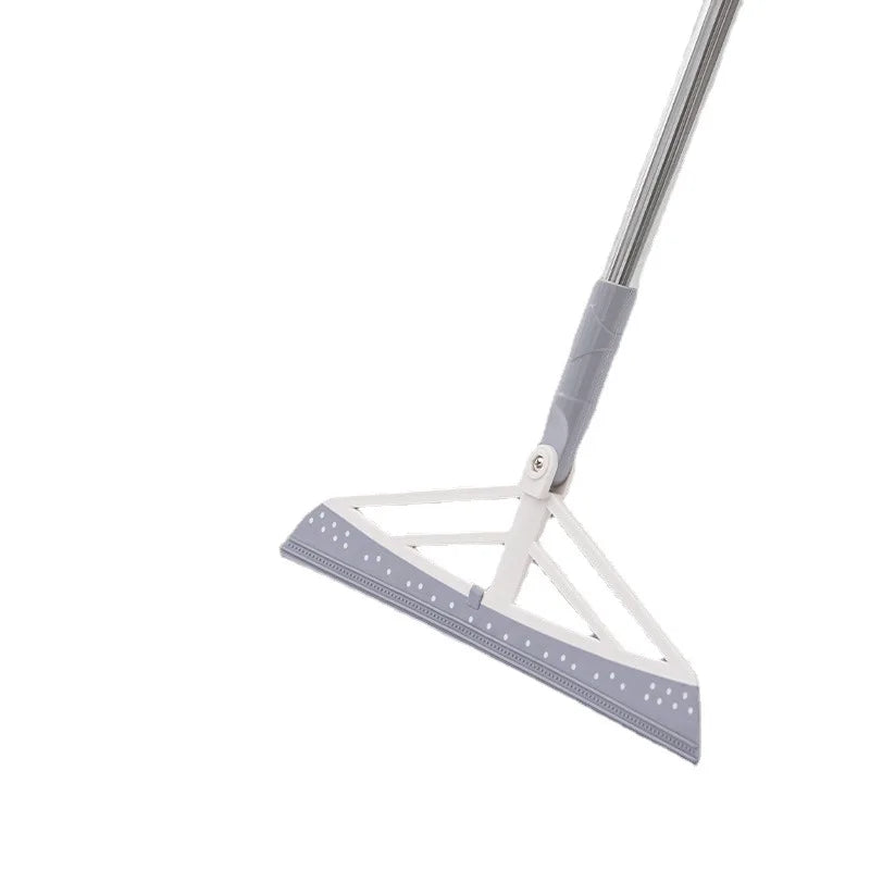 180° Rotatable Rubber Broom & Floor Squeegee – PEISI Rubber Floor Broom PLUSH