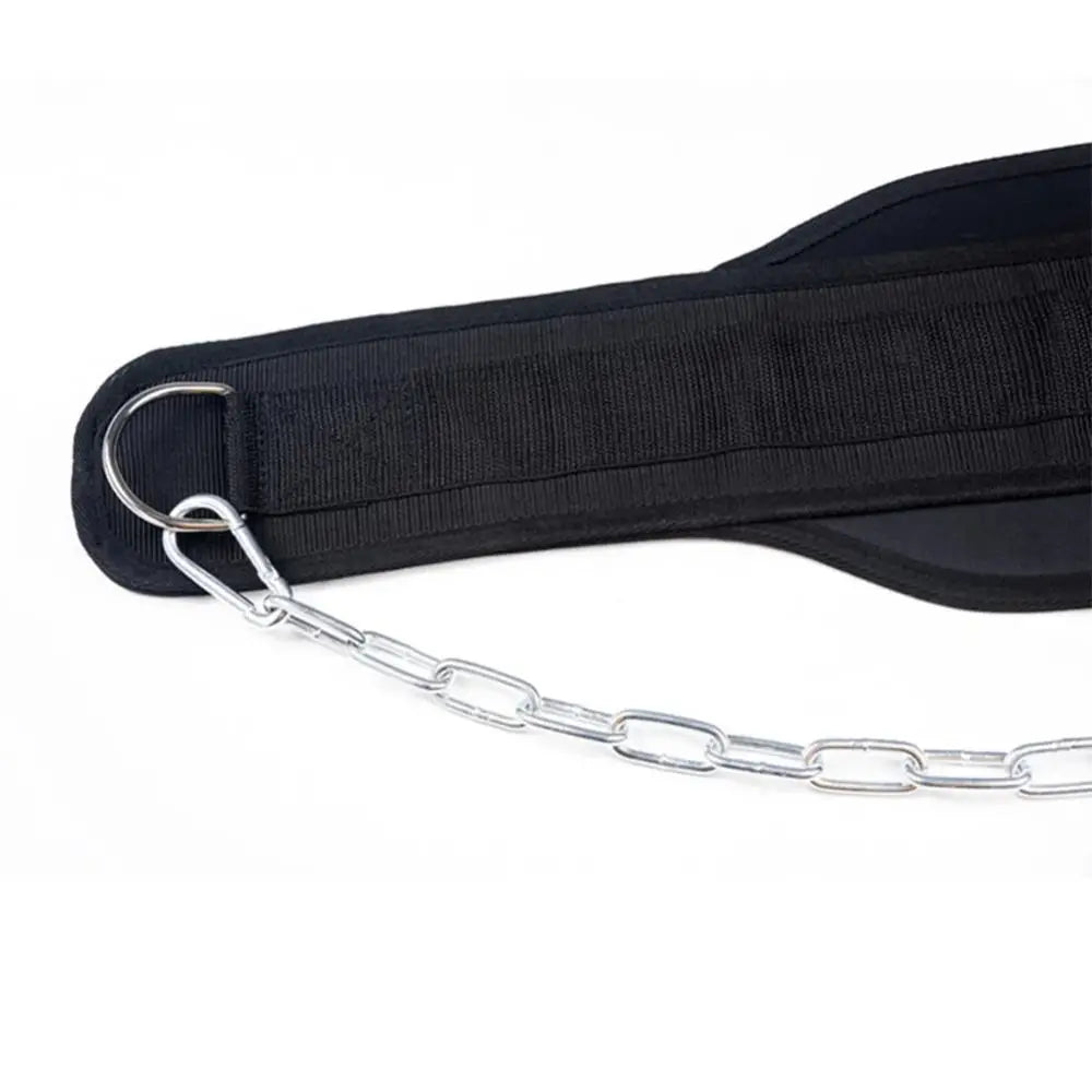 Double Layer Weighted Dip Belt – Adjustable Pull-Up Chain Belt Weighted Dip Belt PLUSH