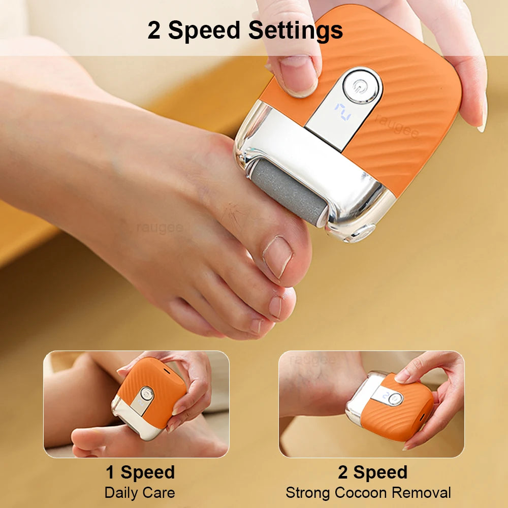 Raugee Electric Callus Remover – Rechargeable Foot File Electric Callus Remover PLUSH