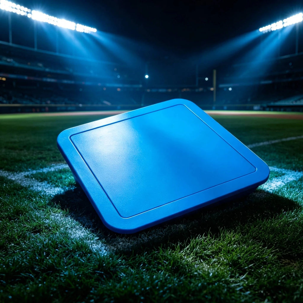 Heavy-Duty Rubber Throwdown Baseball Base Plate | Lightweight Baseball Base Plate PLUSH