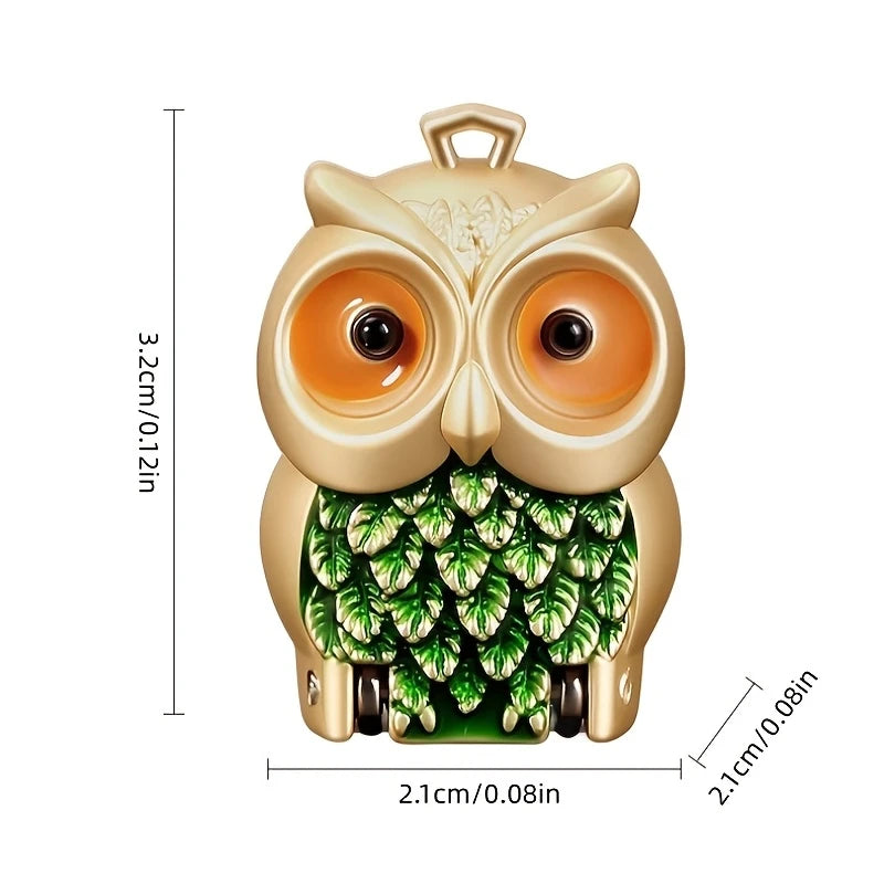 Owl Folding Nail Clipper with Keychain | Mini Manicure Tool Nail Clipper PLUSH