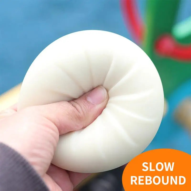 Steamed Bun Squishy Fidget Toy – Soft Squeeze Ball for Kids Squishy Fidget Toy PLUSH
