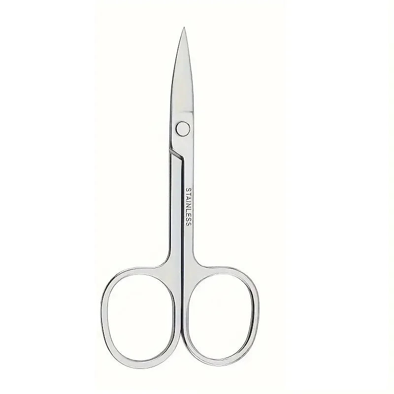 Curved Grooming Scissors – Eyebrow, Beard & Nose Hair Kit Grooming Scissors Kit PLUSH 1 PC
