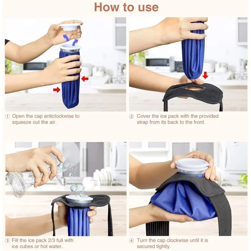 Reusable Hot & Cold Ice Bag Pack – 3 Sizes for Body Hot Cold Ice Bag PLUSH
