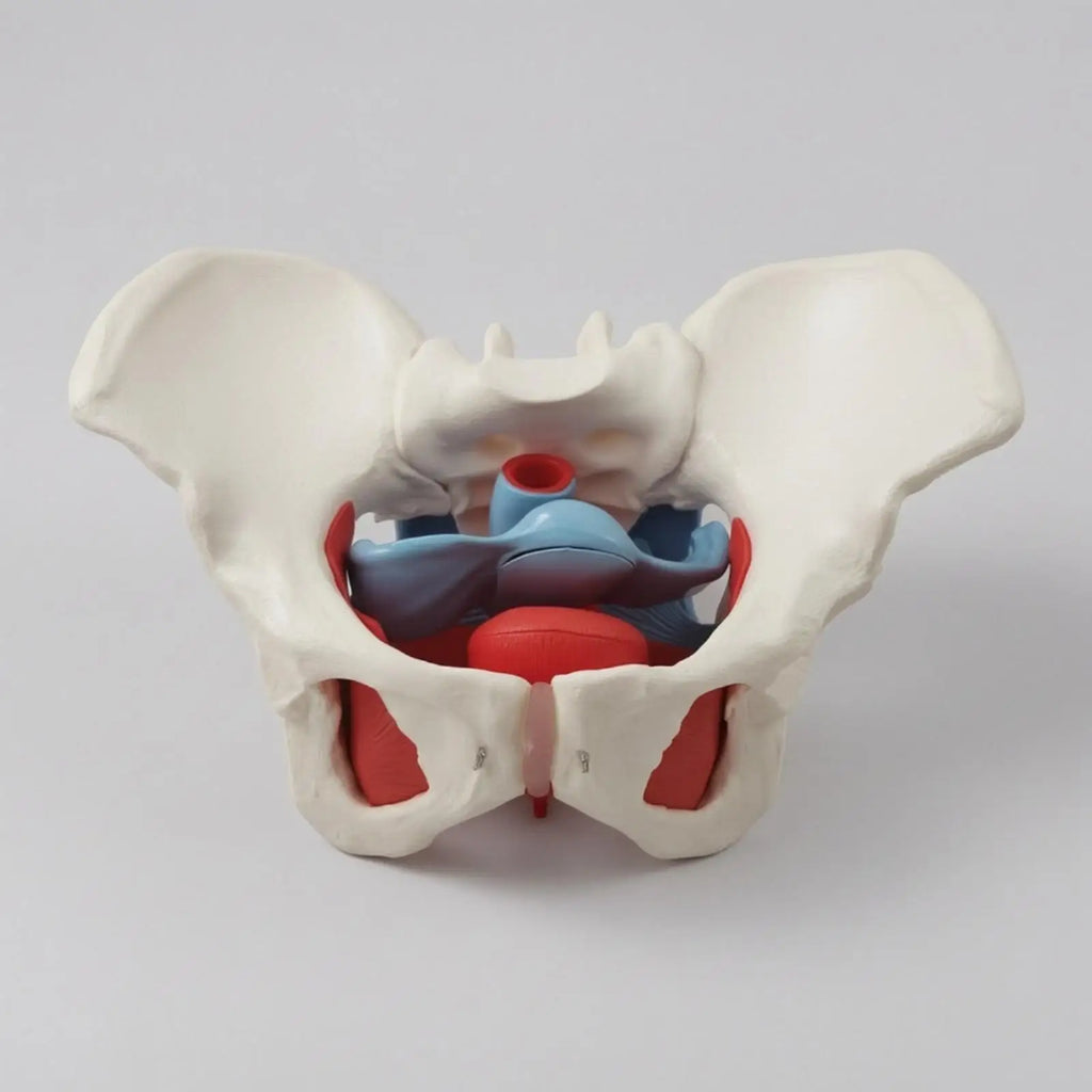Female Pelvis Anatomy Model with Pelvic Floor Muscles | PVC Anatomy Teaching Model PLUSH