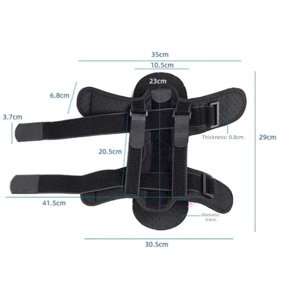 Dorsal Drop Foot Brace – Adjustable Night Splint Support Foot Drop Splint PLUSH