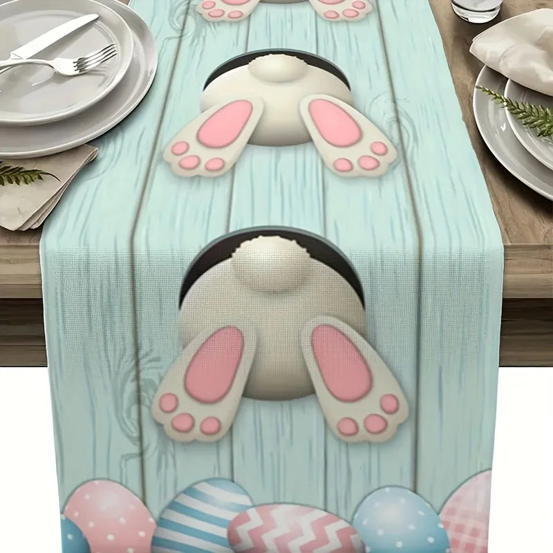 Easter Table Runner – Festive Holiday Décor | 100% Polyester Holiday Table Runner PLUSH A 33X183Cm