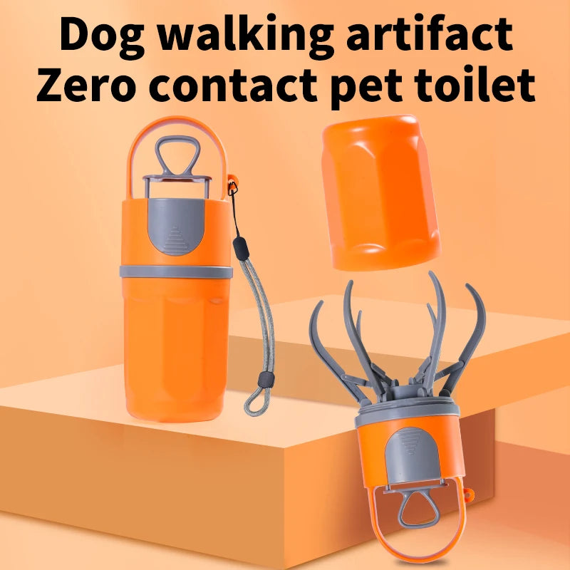 No-Touch Foldable Dog Poop Pickup Tool – Six-Claw Scooper Pooper Scooper PLUSH