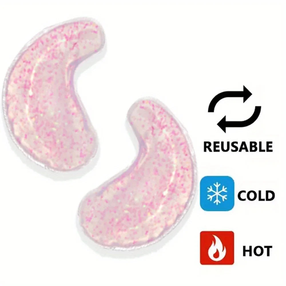 Reusable Hot & Cold Gel Eye Mask – Cooling Ice Eye Patches Gel Eye Mask PLUSH