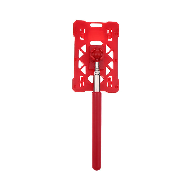 Telescopic Contactless Toll Card Holder Stick | Adjustable Rod Car Card Holder Stick PLUSH Red
