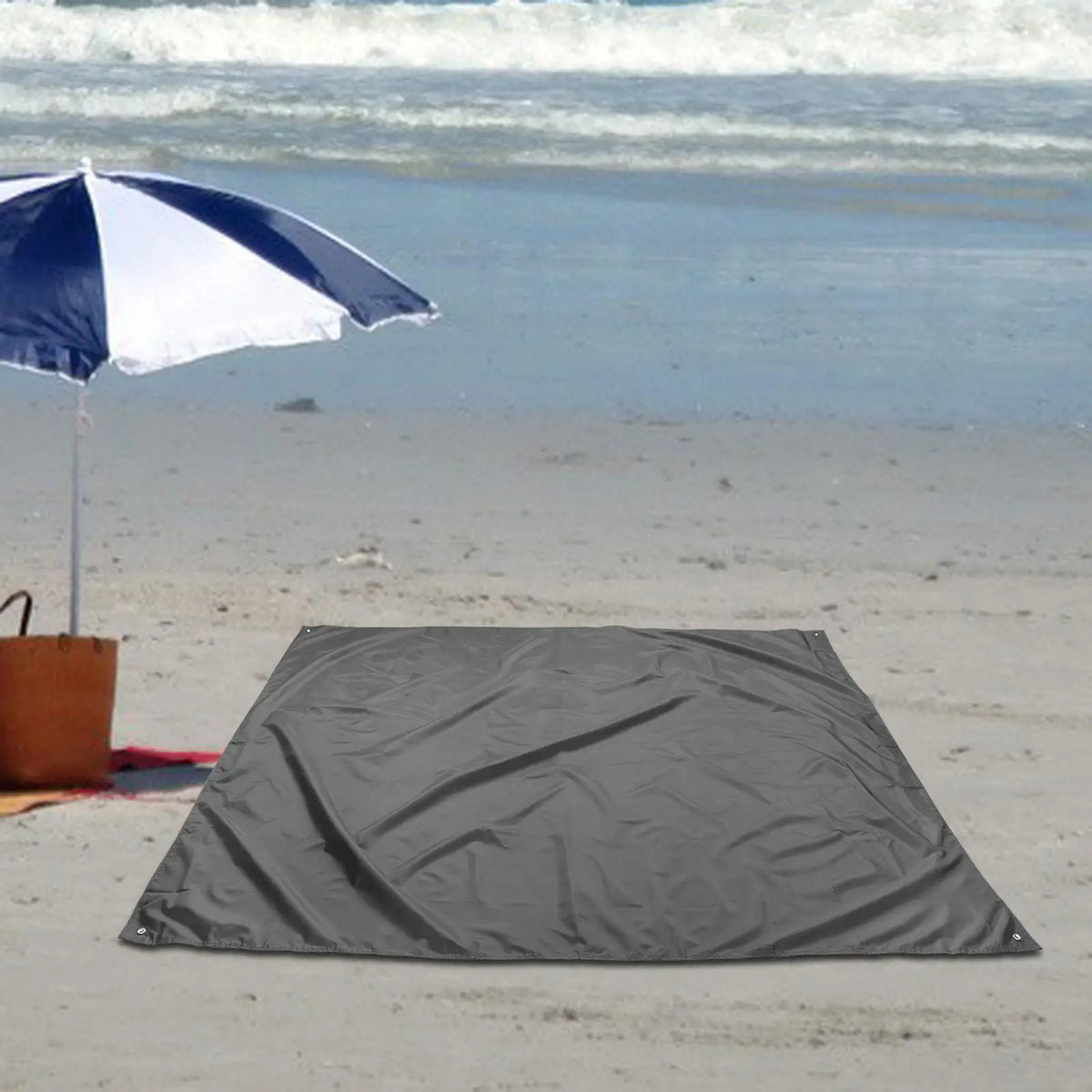 Waterproof Camping Tarp Ground Mat – Tent Footprint & Sunshade Camping Tarp Mat PLUSH Black