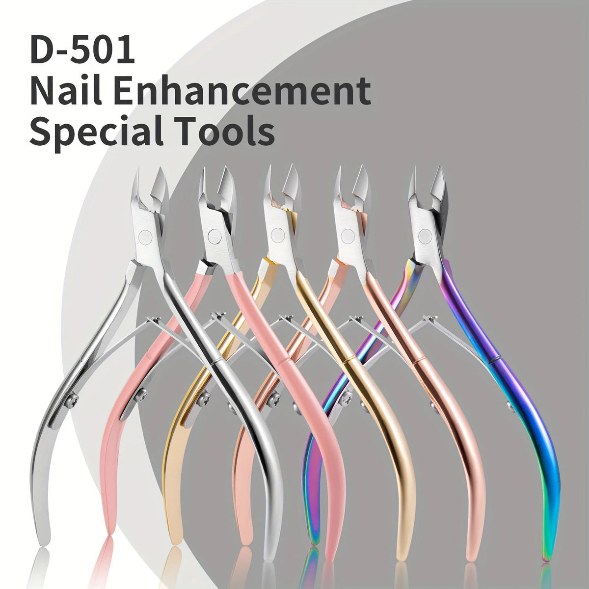 Stainless Steel Cuticle Clippers Set – Professional Nail Tools Cuticle Clipper Set PLUSH