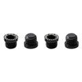M10×1.25 Aluminum V Brake Post Plug Screws – 4pcs Bike Bicycle Brake Parts PLUSH black