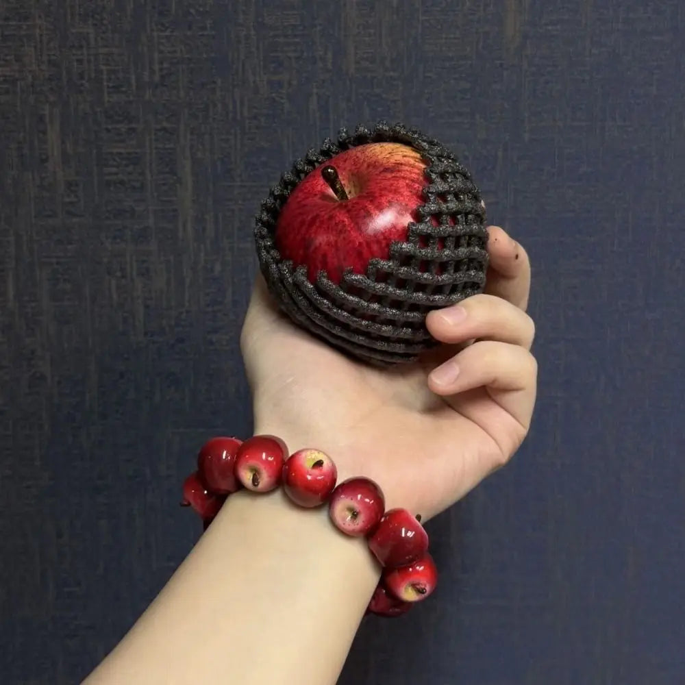 Y2K Resin Fruit Beaded Bracelet – Elastic Summer Wrist Jewelry Beaded Bracelet PLUSH