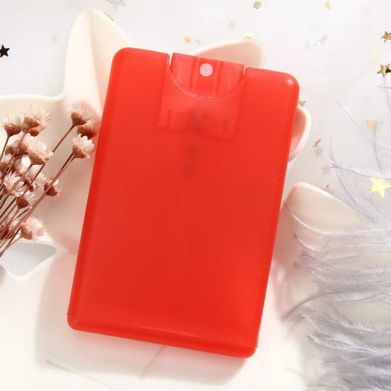 Macaron Mini Refillable Perfume Atomizer Spray Bottle 20ml Travel Spray Bottle PLUSH Red