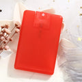 Macaron Mini Refillable Perfume Atomizer Spray Bottle 20ml Travel Spray Bottle PLUSH Red