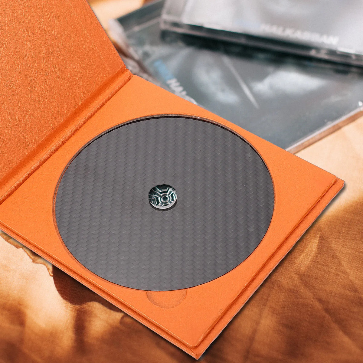 Carbon Fiber CD Platter Mat – Turntable Tuning Pad | Foxnovo CD Turntable Mat PLUSH