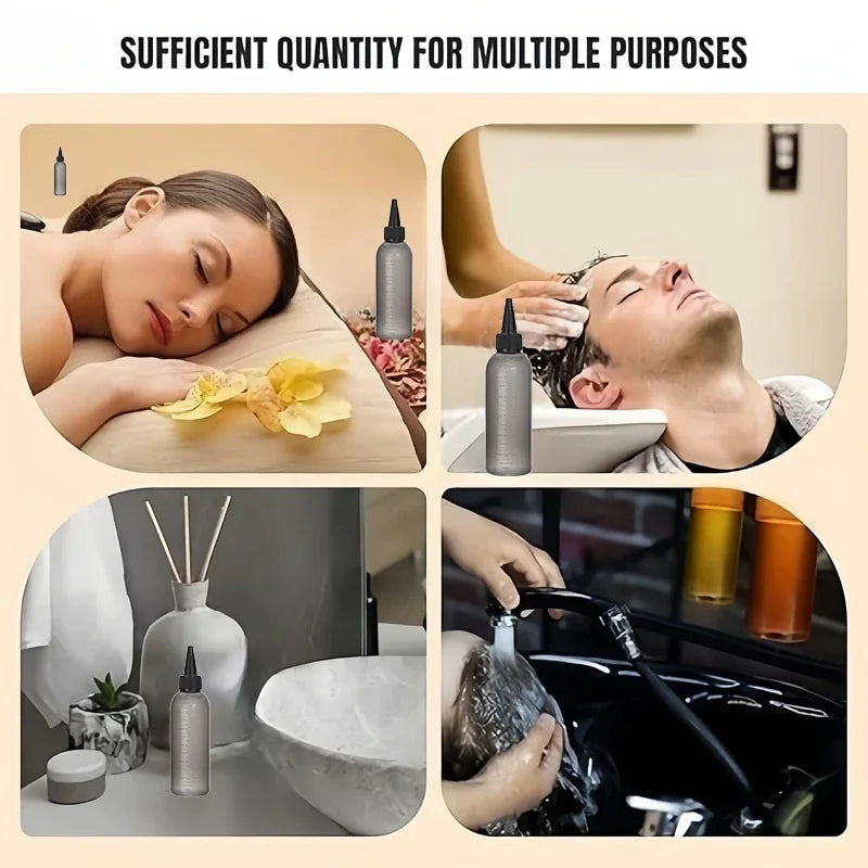 Hair Dye Applicator Squeeze Bottles 180ml | 1/2/3 Pack Hair Applicator Bottle PLUSH
