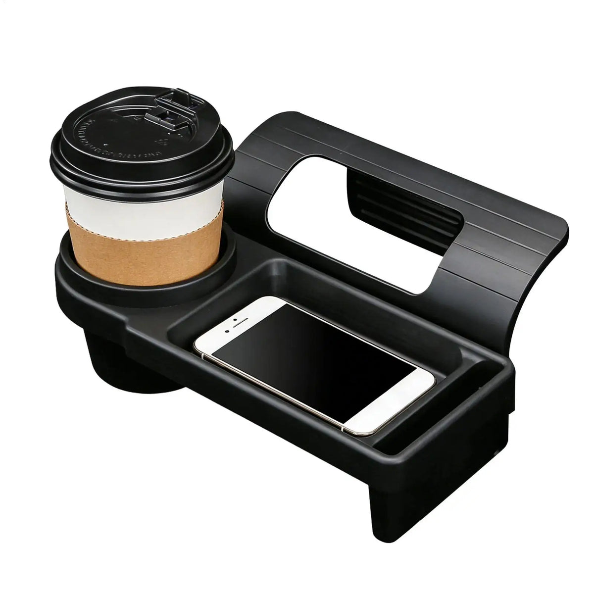 Car Window Cup Holder Phone Mount & Storage Organizer Car Storage Organizer PLUSH