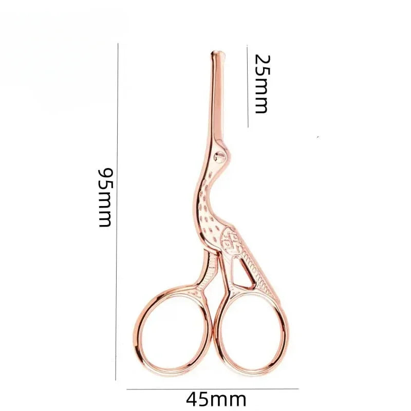 Round Tip Grooming Scissors – Nose, Eyebrow & Beard Trimmer Grooming Scissors PLUSH Rose