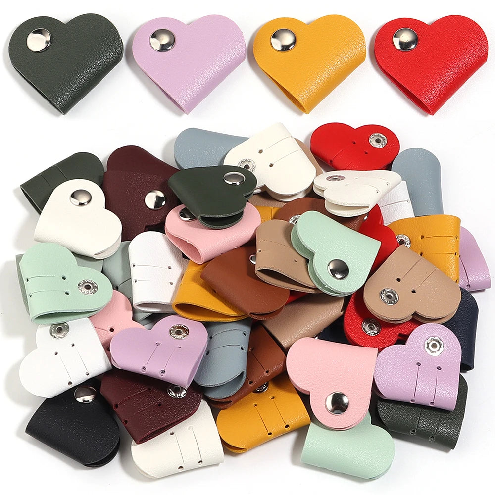 5pcs Heart PVC Cable Clips – Cord & Wire Organizer Holder Cable Organizer Clips PLUSH