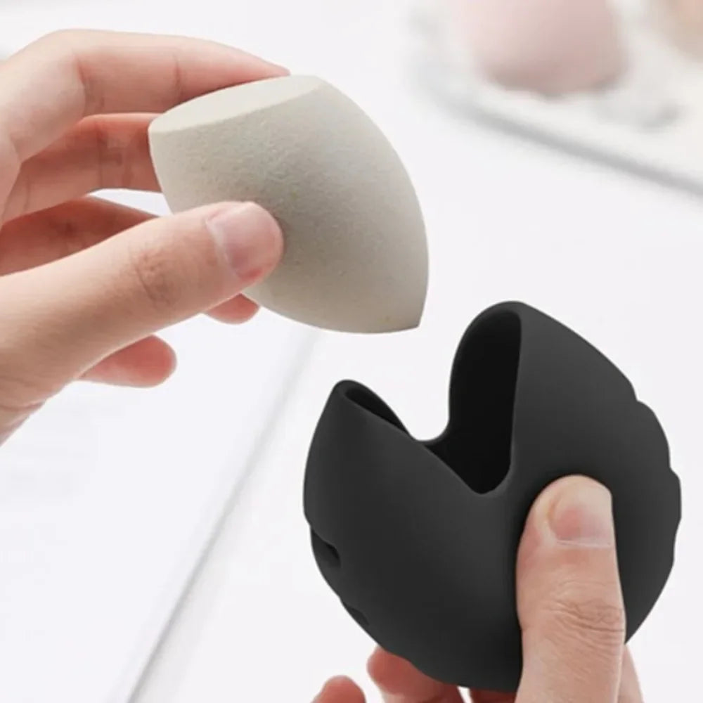 Silicone Makeup Sponge Holder & Travel Blender Case Makeup Sponge Holder PLUSH