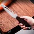 2-in-1 Serrated Vegetable Peeler & Knife – Wooden Handle Vegetable Peeler PLUSH Default Title