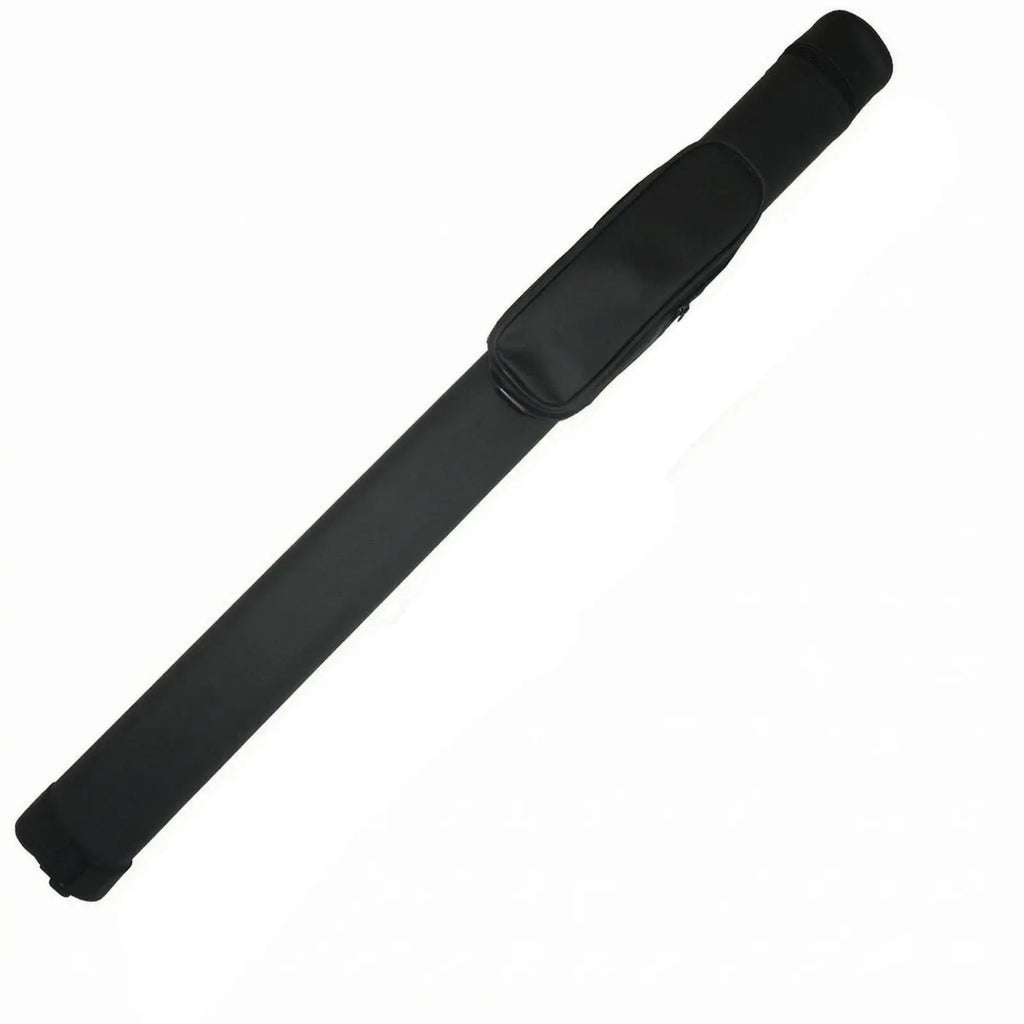 Hard Shell Snooker Cue Bag – 3/4 Cue Stick Travel Case Snooker Cue Case PLUSH 12AllBlkRodCase