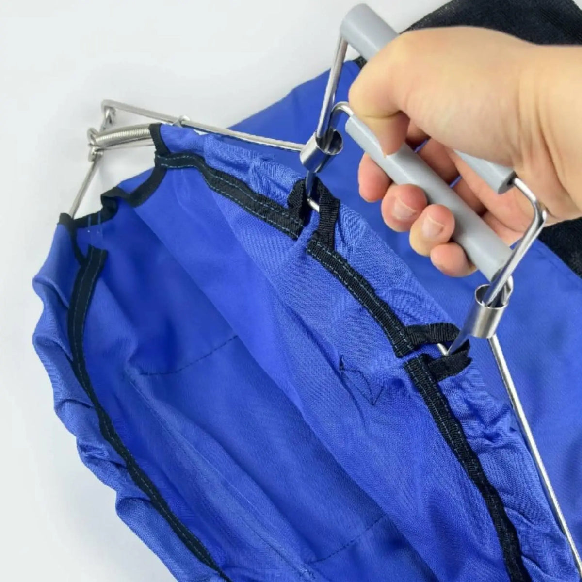 Waterproof Diving Mesh Bag – Nylon Spring Handle Collection Bag Diving Mesh Bag PLUSH