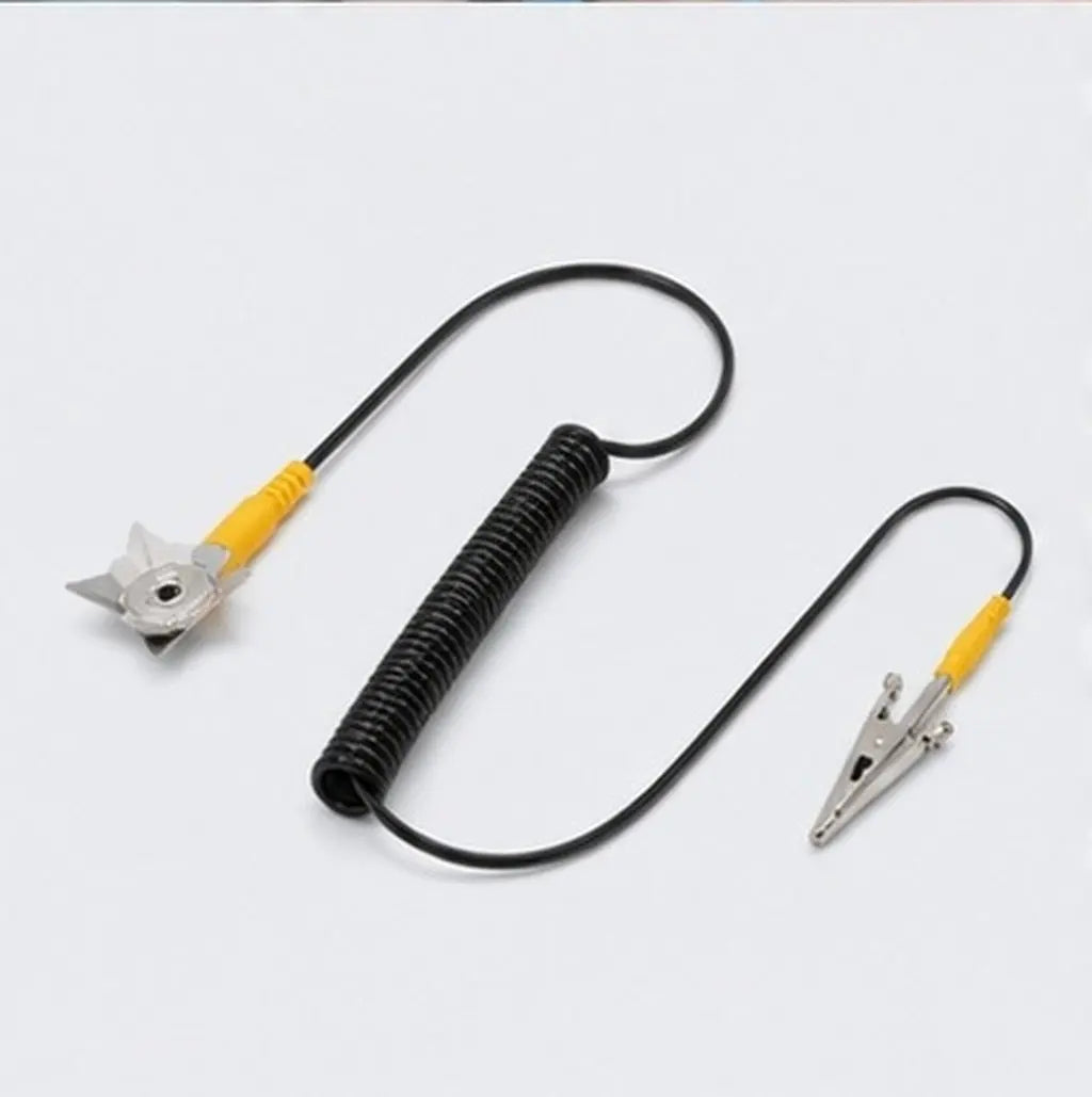 5pcs ESD Anti-Static Grounding Cable – Star Claw Clamp ESD Grounding Cable PLUSH