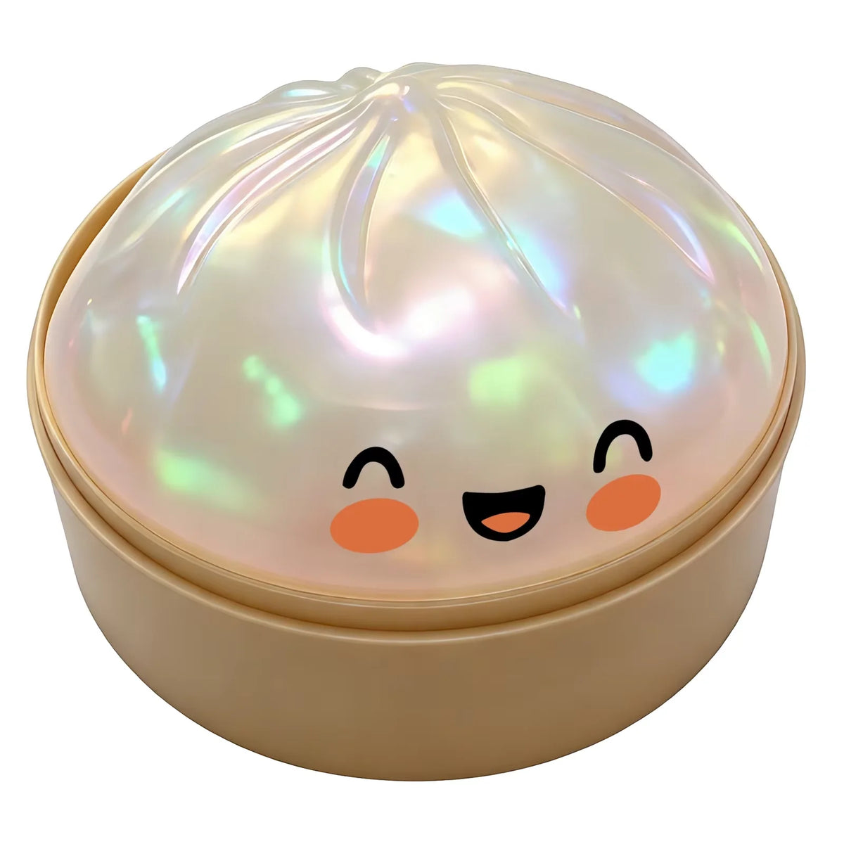Glitter Dumplings Squishy Toy with Steamer | Slow Rise Fidget Squishy Fidget Toy PLUSH Q
